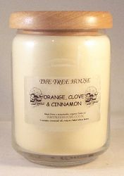 Pop Jar Candle with Hardwood Lid (Orange Cinnamon & Clove) 650ml