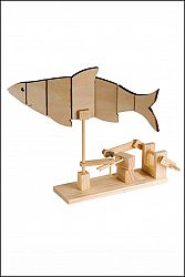 The Fish. Self Assembly Automaton Kit from Timberkits