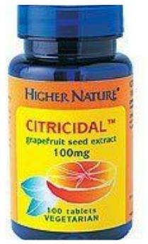 Higher Nature (Health Care): Citricidal Tablets 100mg (100) available online here