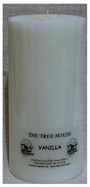 The Tree House: Organic Palm Oil Candle (15cm x 7.5cm) Vanilla Scented available online here