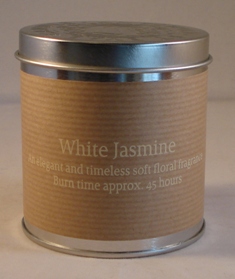 St Eval Candles: St Eval White Jasmine Scented Candle in a Tin available online here