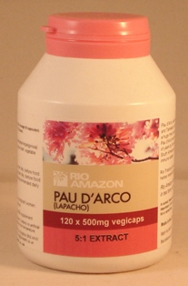 Rio Health: Rio Amazon, Pau D'Arco Vegicap 2500mg (120) available online here