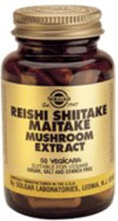 Solgar Vitamin and Herb: Reishi Shiitake Maitake Mushroom extract (50) available online here