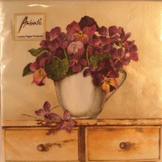 Ambiente Paper Napkins: Flower Vase Serviettes or Napkins (20) available online here