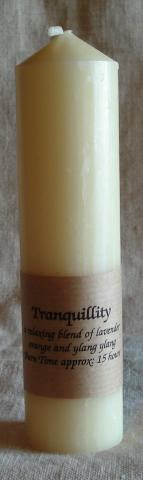 St Eval Candles: St Eval Tranquility Scented Church Candle 6 inches x 1.5 inches available online here