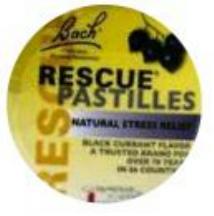 Nelson Bach Flower Remedies: Bach Rescue Remedy Blackcurrant Pastilles 50g available online here
