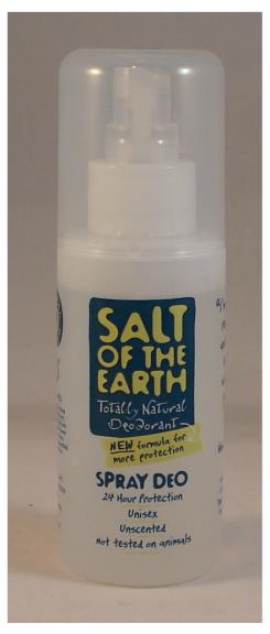 Crystal Spring Deodorant: Chrystal Spring Salt of the Earth Natural Body Spray 100ml available online here