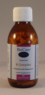 BioCare: BioCare Vitamin B Complex with magnesium yeast free (90 Veg Caps) available online here