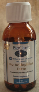 BioCare: BioCare Bio-Acidophilus Forte (60 vegetable capsules) available online here