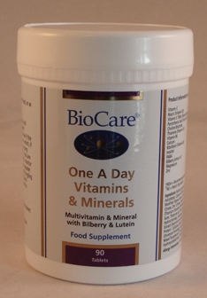 BioCare: BioCare One a Day Vitamins & Minerals (90) available online here