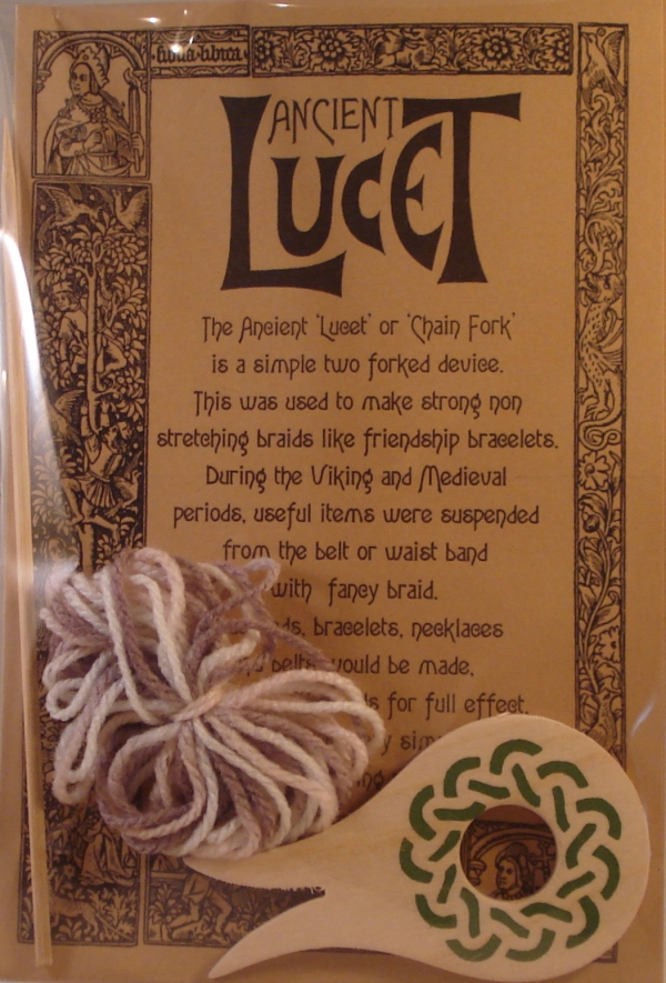 Flights of Fancy: Ancient Lucet for making Friendship Bracelets available online here