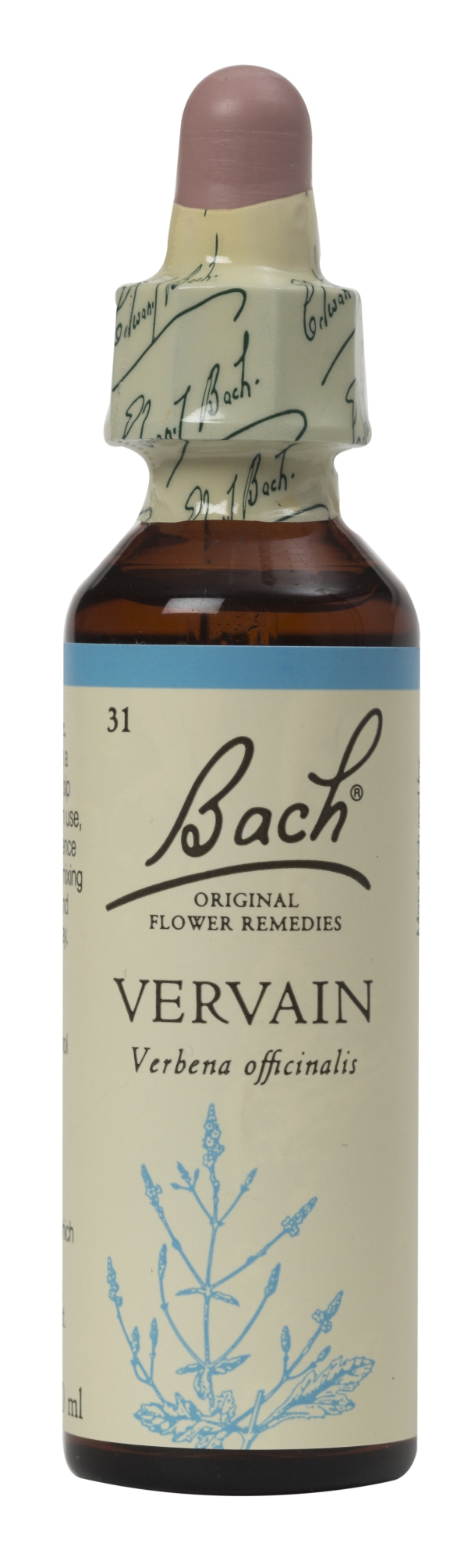 Nelson Bach Flower Remedies: Bach Vervain Flower Remedy (20ml) available online here