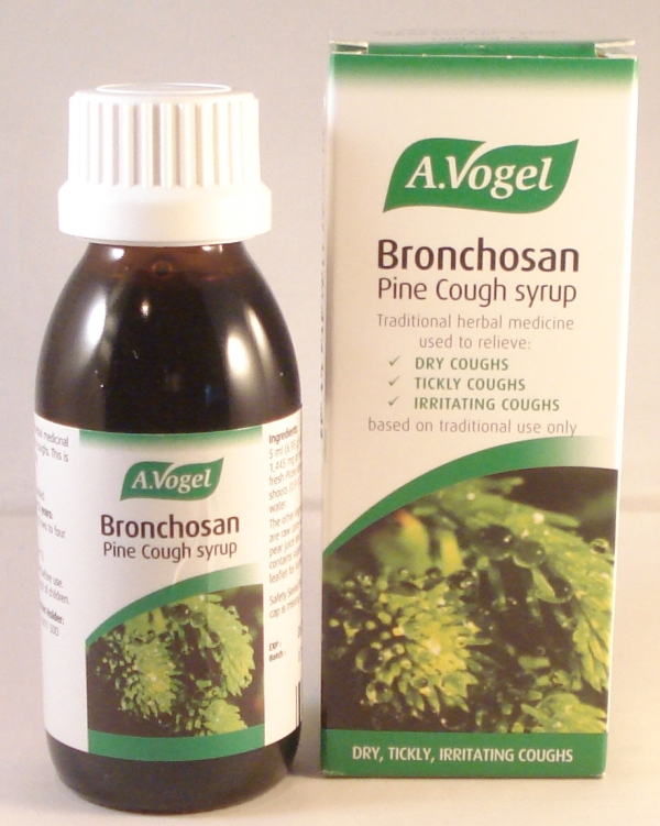 A. Vogel-Bioforce: Bronchosan Pine Cough Syrup 100ml available online here