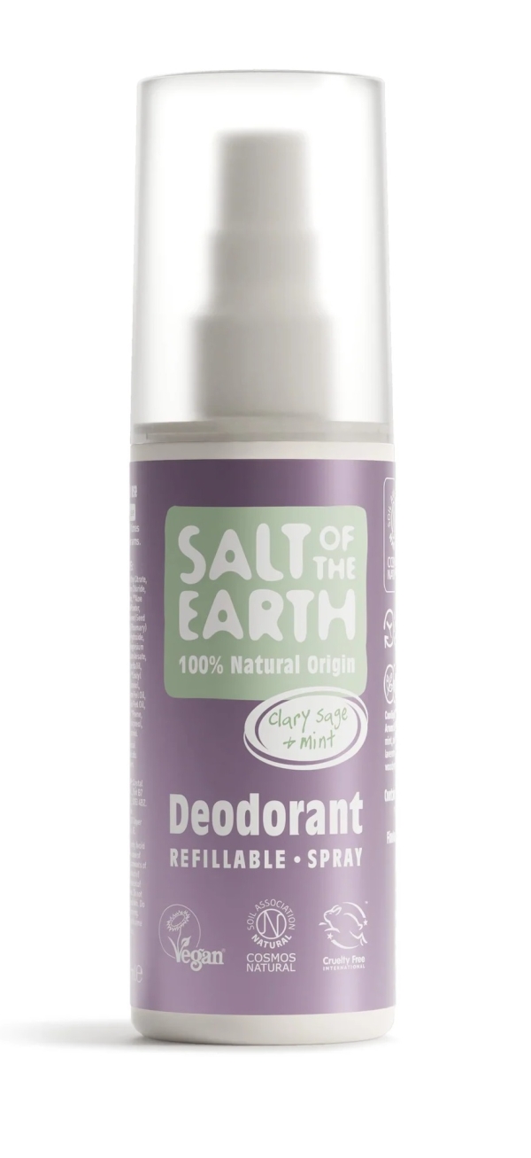 Salt of the Earth: Clary Sage & Mint Spray 100ml available online here
