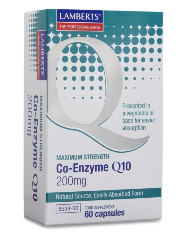 Lamberts Healthcare: Co-Enzyme Q10 200mg (60) available online here