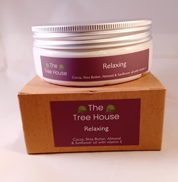 The Tree House: Cocoa Butter Hand & Face Cream (Relaxing) 200g available online here