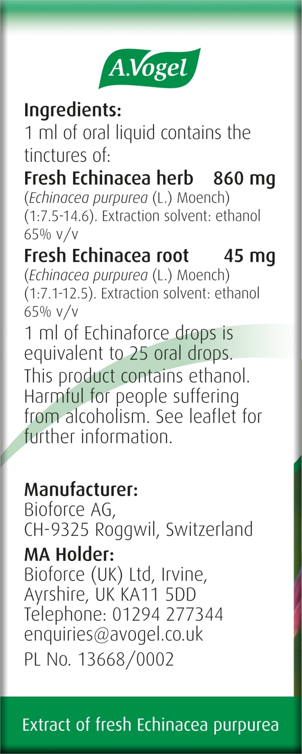 A. Vogel-Bioforce: Echinaforce Drops 50ml available online here