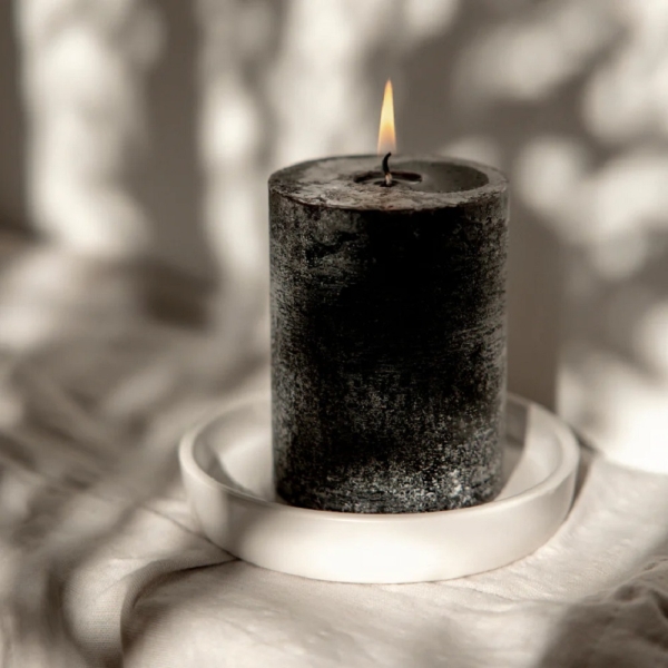 St Eval Candles: Embers Scented Scented Pillar Candle 4 x 3 available online here