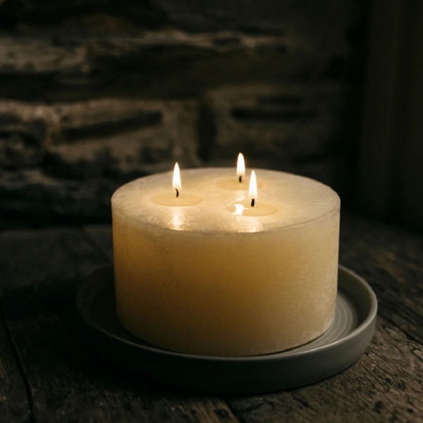 St Eval Candles: Ginger & Lemongrass Scented Multiwick Candle available online here