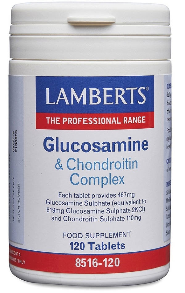 Lamberts Healthcare: Glucosamine & Chondroitin Complex 120 tablets available online here