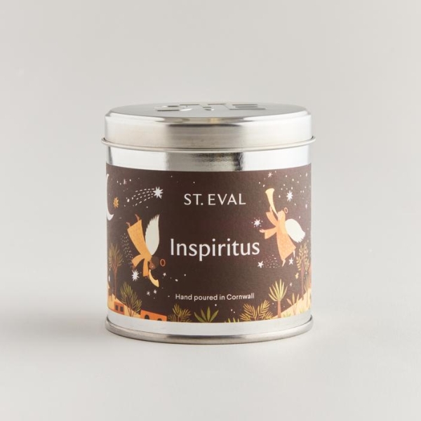 St Eval Candles: Inspiritus Scented Candle in a Christmas Tin available online here