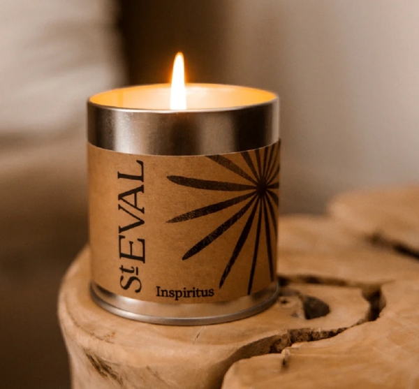 St Eval Candles: Inspiritus Scented Candle in a Tin available online here