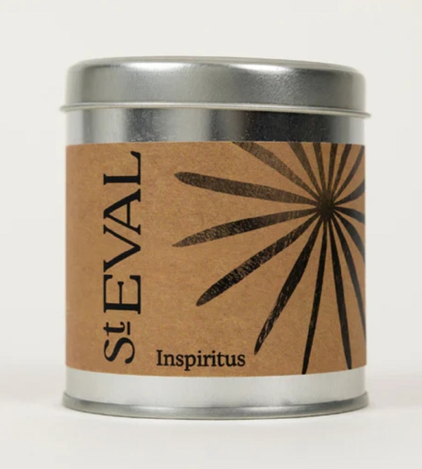 St Eval Candles: Inspiritus Scented Candle in a Tin available online here