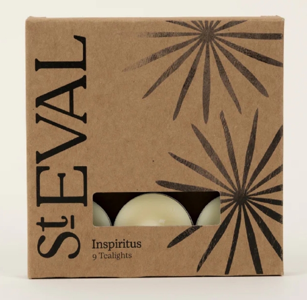 St Eval Candles: Inspiritus Scented Tealights (9) x 2 packs available online here
