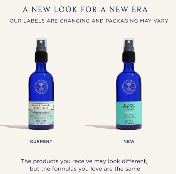 Neal's Yard (Natural Remedies): Lemon & Coriander Deodorant Spray 100ml  available online here