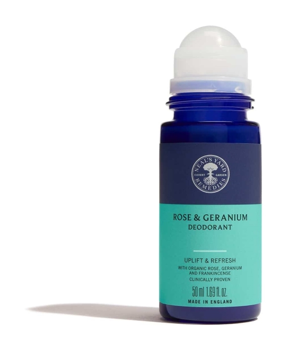 Neal's Yard (Natural Remedies): Rose & Geranium Roll On Deodorant 50ml  available online here