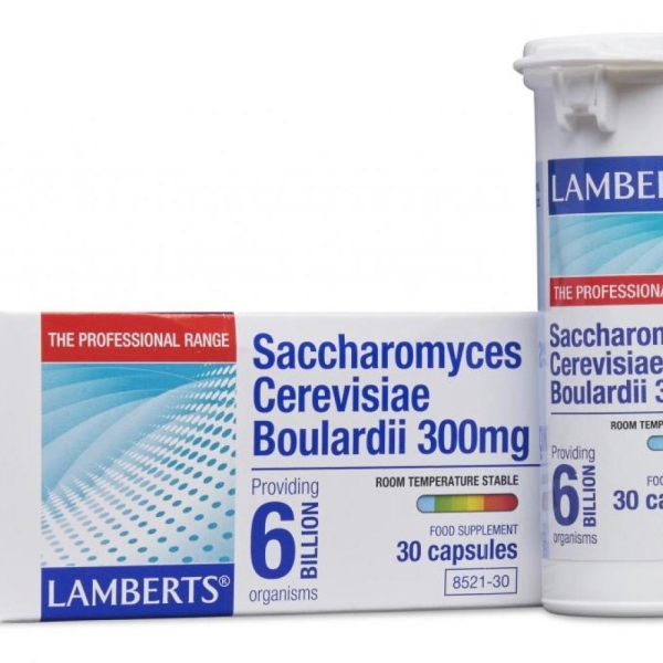 Lamberts Healthcare: Saccharomyces Cerevisiae Boulardii 300mg Capsules (30) available online here