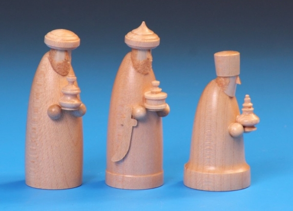 Schalling Wooden Nativities: Schalling Nativity Figures.The Three Wise Men 6cm group available online here
