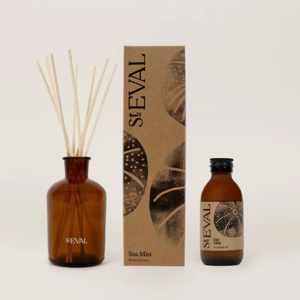 St Eval Candles: Sea Mist Reed Diffusers available online here
