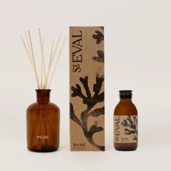 St Eval Candles: Sea Salt Reed Diffusers available online here