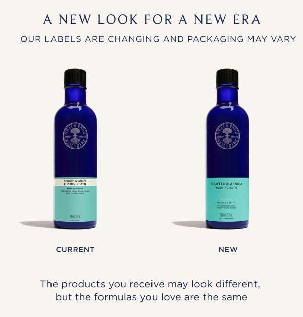 Neal's Yard (Natural Remedies): Seaweed & Arnica Foaming Bath 200ml available online here