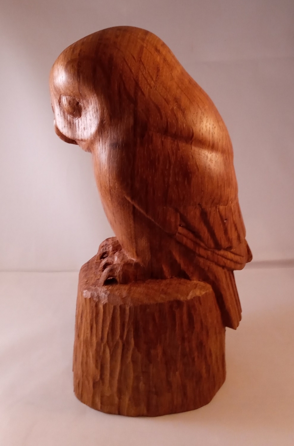 Ralph Williams Wood Carving: Tawny Owl carved in Brown English Oak available online here