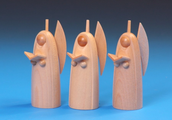 Schalling Wooden Nativities: The Hallelujah Angels 6cm Group from Schalling available online here