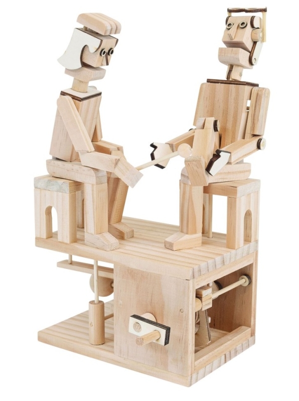 Timberkits: The Knee Knock Doct,Timberkits Self Assembly Automaton Kit available online here