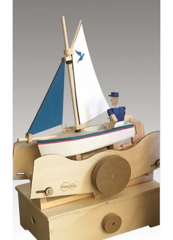 Timberkits: The Salty Sailor, Timberkits Self Assembly Automaton Kit from  available online here
