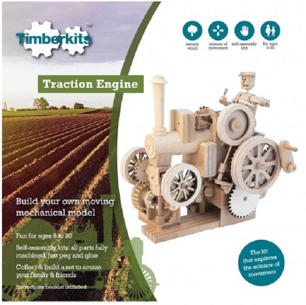 Timberkits: The Traction Engine Self Assembly Automaton Kit  from Timberkits available online here