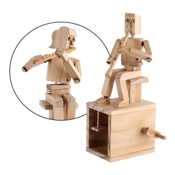 Timberkits: The Woodwind Player Timberkits Self Assembly Automaton Kit  available online here