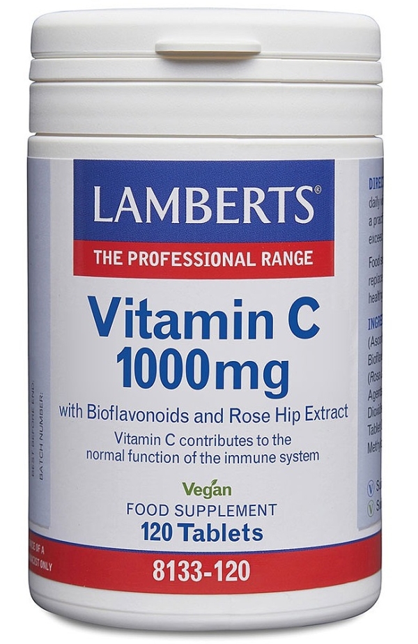 Lamberts Healthcare: Vitamin C 1000mg + Bioflavonoids (120 Tablets) available online here
