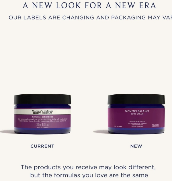 Neal's Yard (Natural Remedies): Women's Balance Body Cream 200ml  available online here