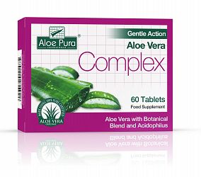 Aloe Pura Gentle Action Aloe Vera Complex Tablets 180 ( 3X 60)