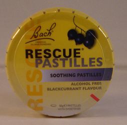 Bach Rescue Remedy Blackcurrant Pastilles 50g