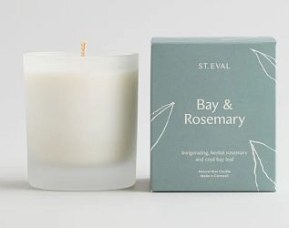 Bay & Rosemary, Lamorna Candle in a Glass Jar