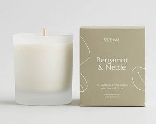 Bergamot & Nettle, Lamorna Candle in a Glass Jar