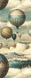 Bomo Wall Decor Hot Air Balloons Design