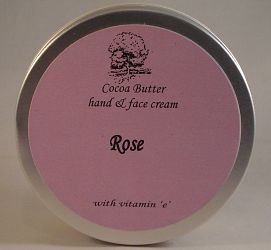 Cocoa Butter Hand & Face Cream (Rose) 200g