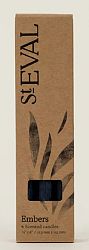 Embers Mini Church Candles 6 x 0.5 Inches 2 x 6